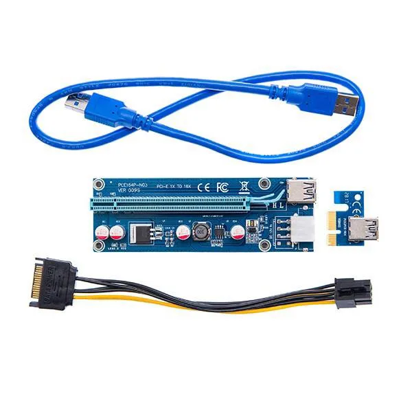 رایزر گرافیک تبدیل PCI EXPRESS X1 به X16 مدل 009s