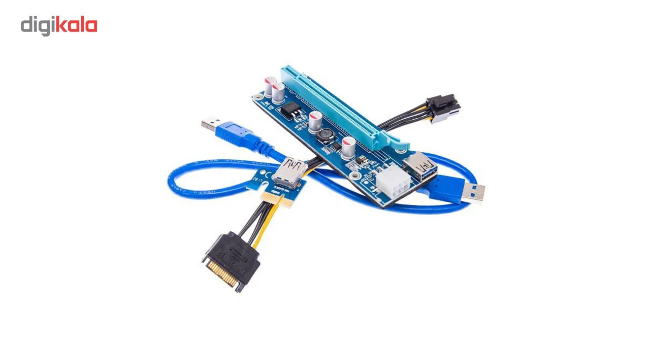 رایزر گرافیک تبدیل PCI EXPRESS X1 به X16 مدل 009s