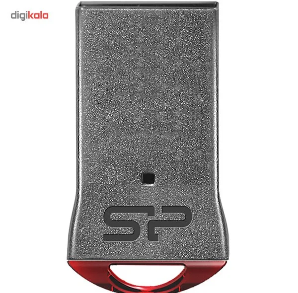 فلش مموری 64 گیگابایت سیلیکون پاور مدل Jewel J01 با رابط USB سه، بدنه استیل ضدزنگ و مقاوم در برابر آب، لرزش، گردوغبار و اثرانگشت
