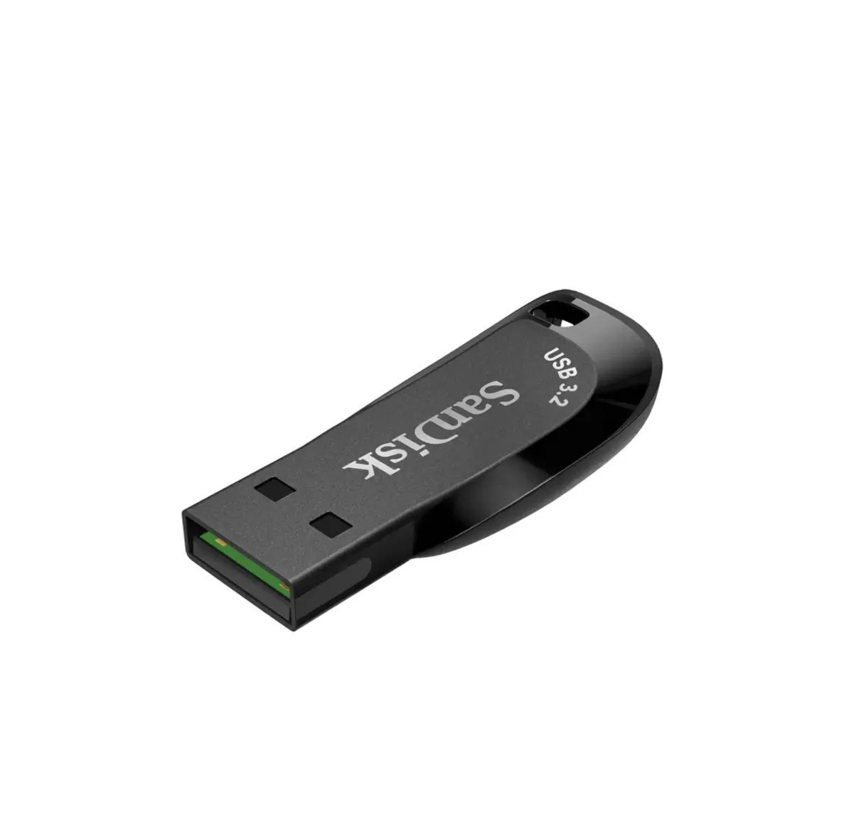 فلش مموری سن دیسک مدل Ultra Shift با ظرفیت 32 گیگابایت، رابط USB سهنقطهدو Gen1، سرعت انتقال 100 مگابایت بر ثانیه و بدنه مقاوم در برابر ضربه، خش و گرد و غبار