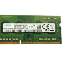 رم لپ‌تاپ سامسونگ DDR3L SO-DIMM مدل M471B5173EB0-YKO ظرفیت 4 گیگابایت فرکانس 1600 مگاهرتز تایمینگ CL11 و 204 پین