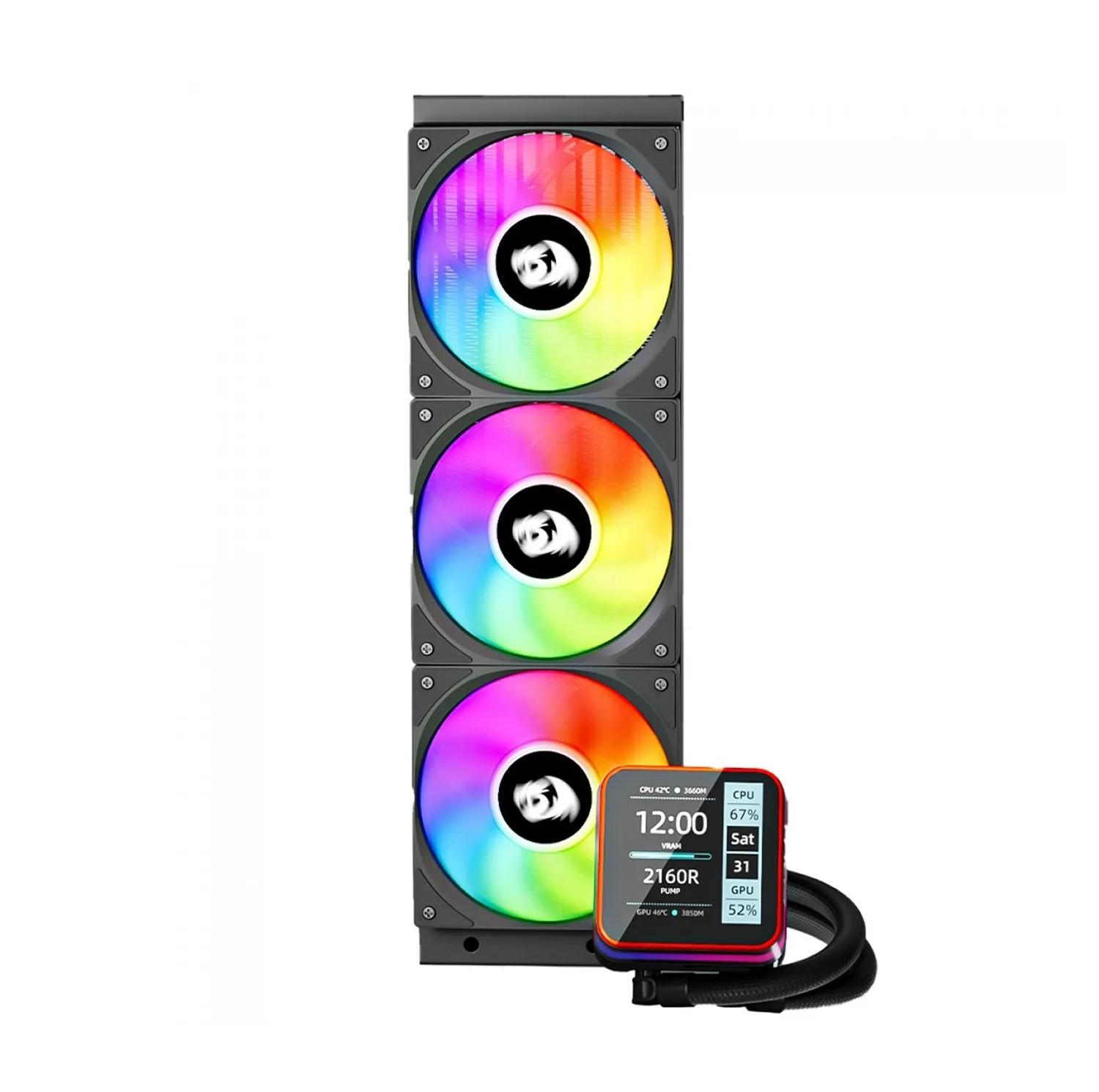 خنککننده پردازنده آبی ردراگون مدل CCW-3015 RGB