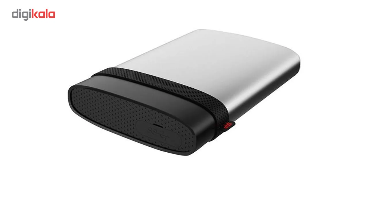 هارد اکسترنال سیلیکون پاور مدل Armor A85 ظرفیت دو ترابایت دارای رابط USB Type-A 3.2