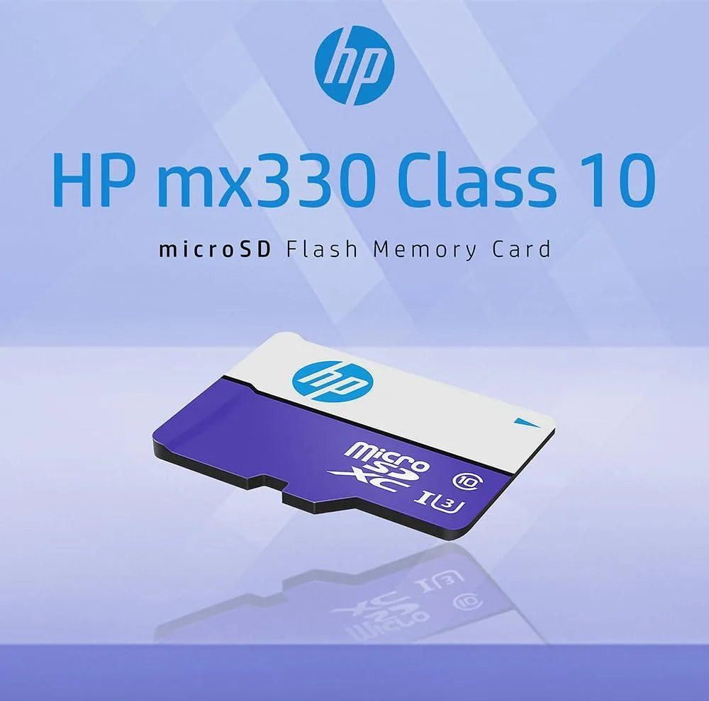 کارت حافظه MicroSD اچ پی مدل mx330 کلاس 10 استاندارد UHS-I U3 سرعت 100MBps ظرفیت 256 گیگابایت به همراه آداپتور SD