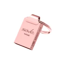 فلش مموری سیویت مدل SEGO ظرفیت 64 گیگابایت با رابط USB 2.0، بدنه فلزی، طراحی بند انگشتی با حلقه آویز، سازگار با گوشی، تبلت، لپ‌تاپ و تلویزیون، سرعت انتقال 30 مگابایت بر ثانیه