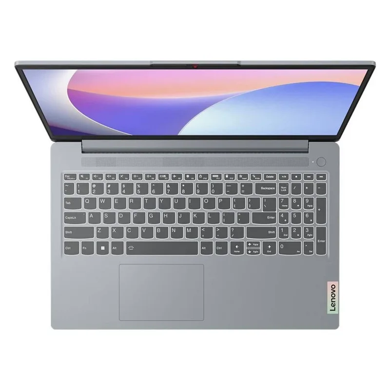 لپ‌تاپ لنوو مدل IdeaPad Slim 3 15AMN8 با پردازنده Ryzen 3-7320U، رم LPDDR5 8GB با فرکانس 5500MHz، حافظه SSD با ظرفیت 512GB، نمایشگر 15.6 اینچ TN با وضوح Full HD