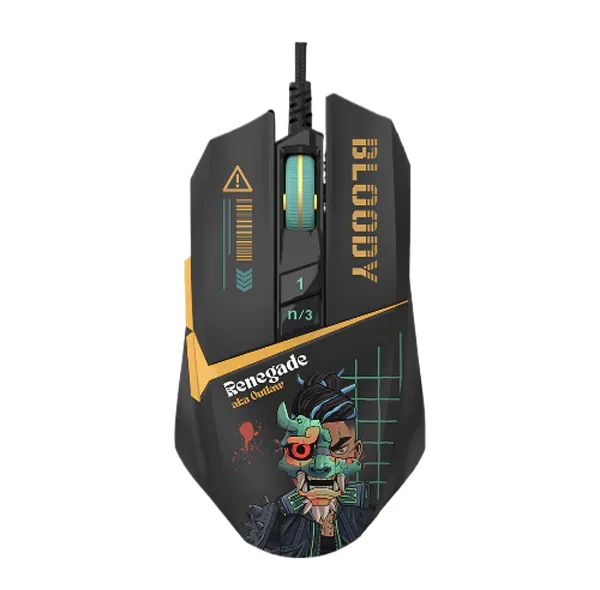 ماوس مخصوص بازی بلادی مدل W63 Max Renegade Midnight Activated