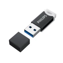 فلش مموری 32 گیگابایت فیلیپس مدل FM10UA-B با رابط USB 2.0، سرعت خواندن 30 مگابایت بر ثانیه، سرعت نوشتن 15 مگابایت بر ثانیه، سازگار با ویندوز، مک OS و لینوکس، مقاوم در برابر خش و اثر انگشت