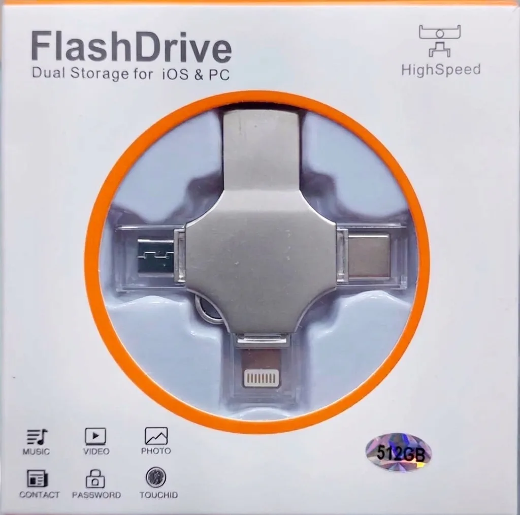 فلش مموری مدل Y08 ظرفیت 512 گیگابایت با رابط USB 3.0