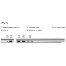 لپ تاپ 14 اینچی اچ‌ پی مدل OmniBook 5 Flip 14-fp0023dx-Core 7 150U-16GB LPDDR5 5200MHz-512GB SSD-IPS-Touch-Backlit-W به همراه قلم