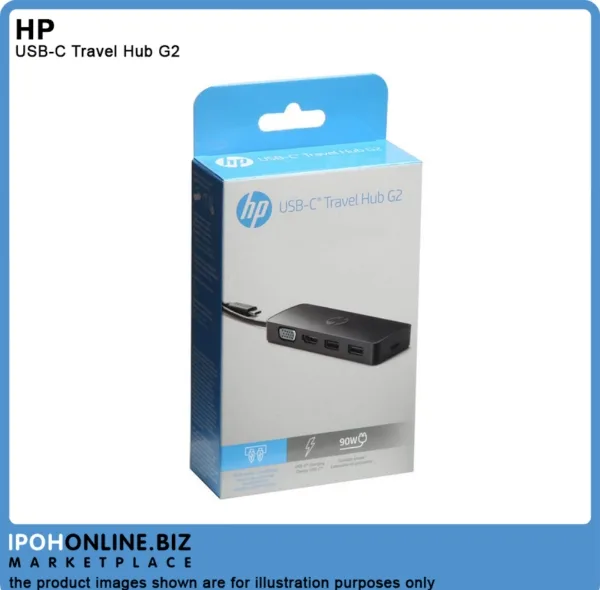 هاب USB-C پنج پورت اچ پی مدل USB-C Travel Hub G2