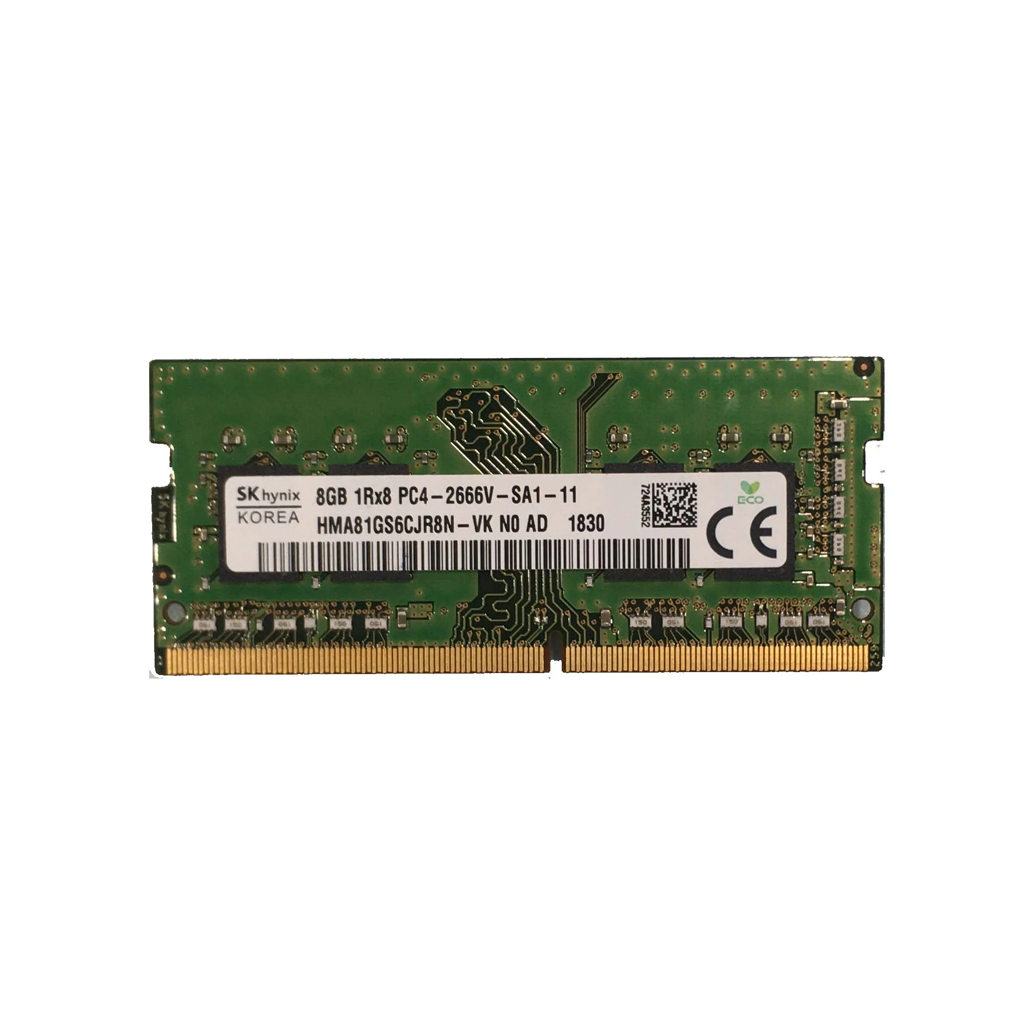 رم لپتاپ DDR4 تک کاناله 2666 مگاهرتز CL19 اسکای هاینیکس مدل PC4-2666V ظرفیت 8 گیگابایت
