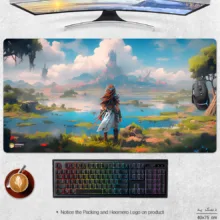 ماوس پد هومرو مدل MX1551 طرح بازی Horizon Zero Dawn