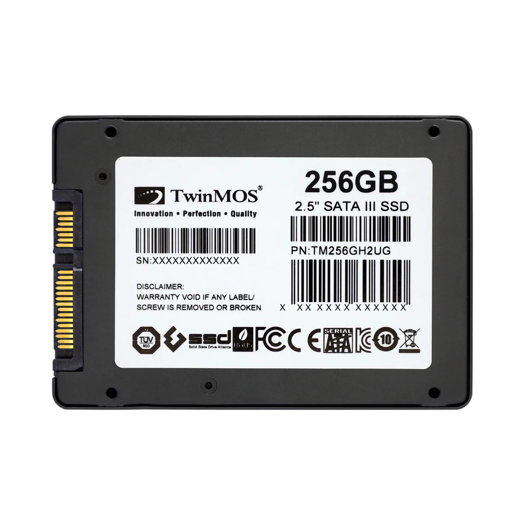 اس اس دی اینترنال SATA III توین موس مدل H2 ULTRA ظرفیت 256 گیگابایت
