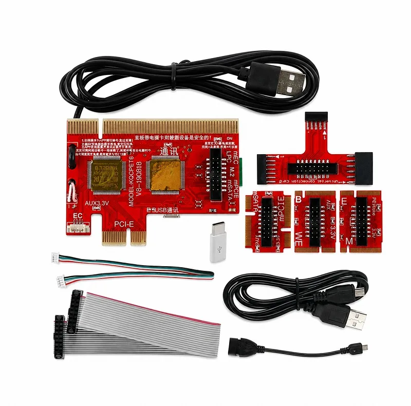 دیباگرکامپیوتر PCI-E مدل KQCPET6 V8-190818