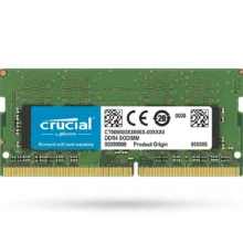 رم لپ‌تاپ DDR4 تک کاناله 8 گیگابایت 3200 مگاهرتز کروشیال مدل CT8 با تایمینگ CL22 و ولتاژ 1.2 ولت