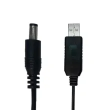 کابل تبدیل پاوربانک به مودم USB به DC مدل 12V طول 1 متر