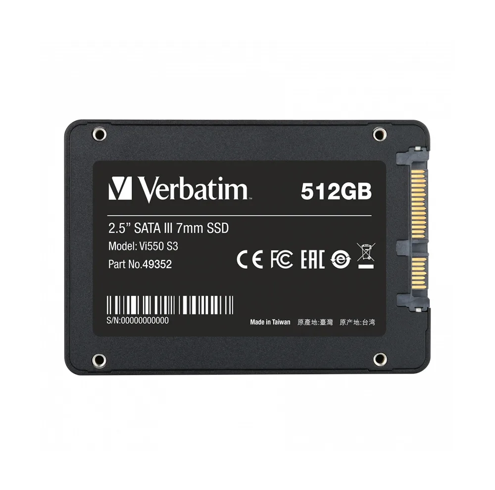 اس اس دی اینترنال SATA III ورباتیم مدل VI550 S3 ظرفیت 512 گیگابایت