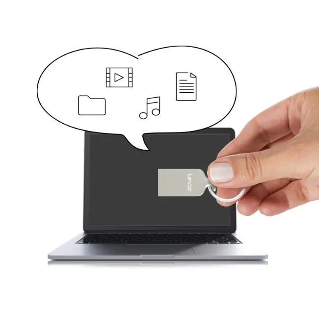 فلش مموری لکسار مدل JUMPDRIVE M22 ظرفیت 32 گیگایایت