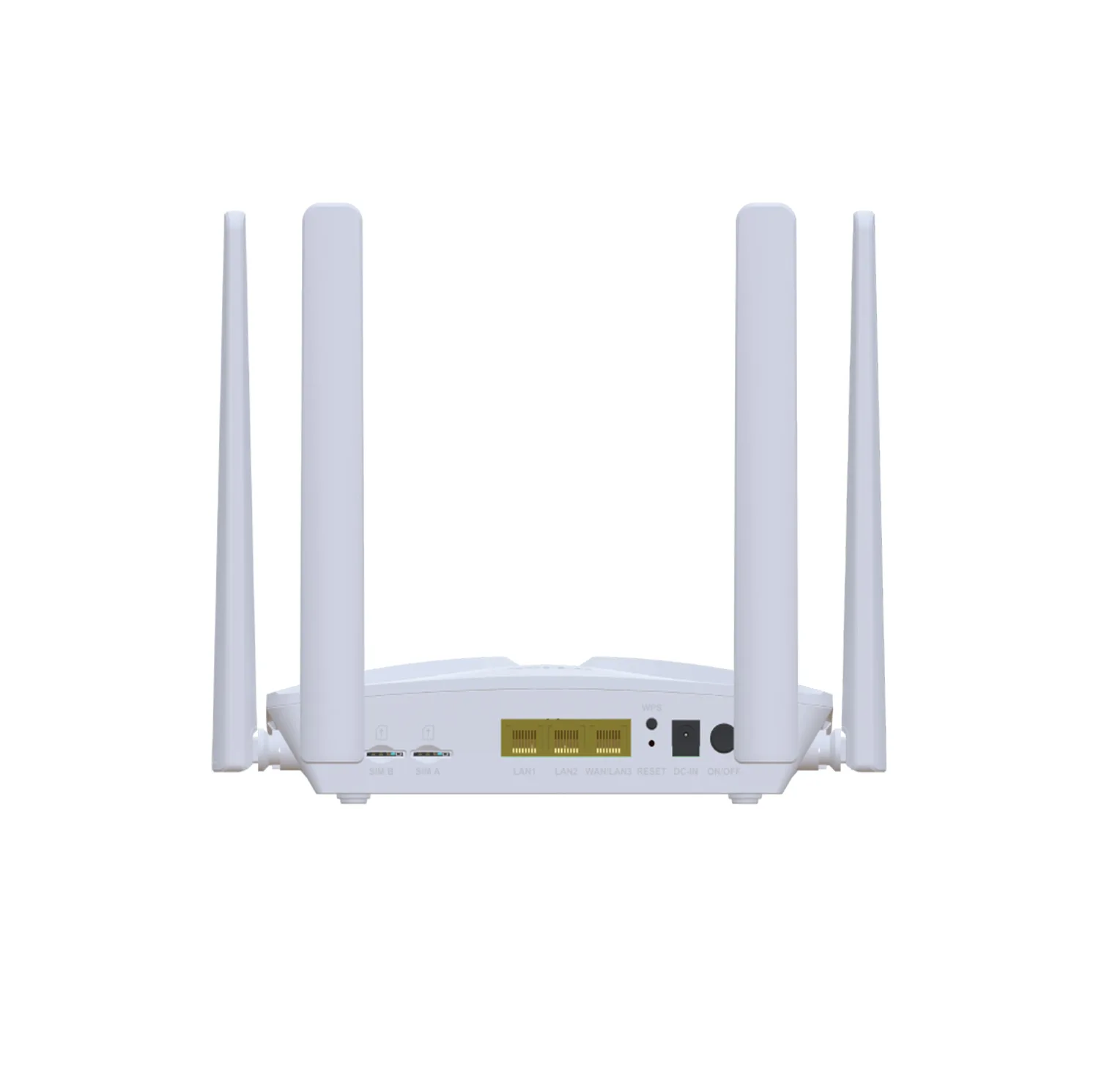 مودم روتر 4G دی-لینک مدل DWR-M922 با اتصال سیم‌کارت، پشتیبانی همزمان 32 کاربر، آنتن خارجی، رابط‌های RJ-45 LAN و WAN، مناسب استفاده خانگی و منبع تغذیه آداپتور برق 220 ولت