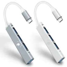 هاب 4 پورت USB-C هارمن مدل OKAYES 4IN1 TYPE-C