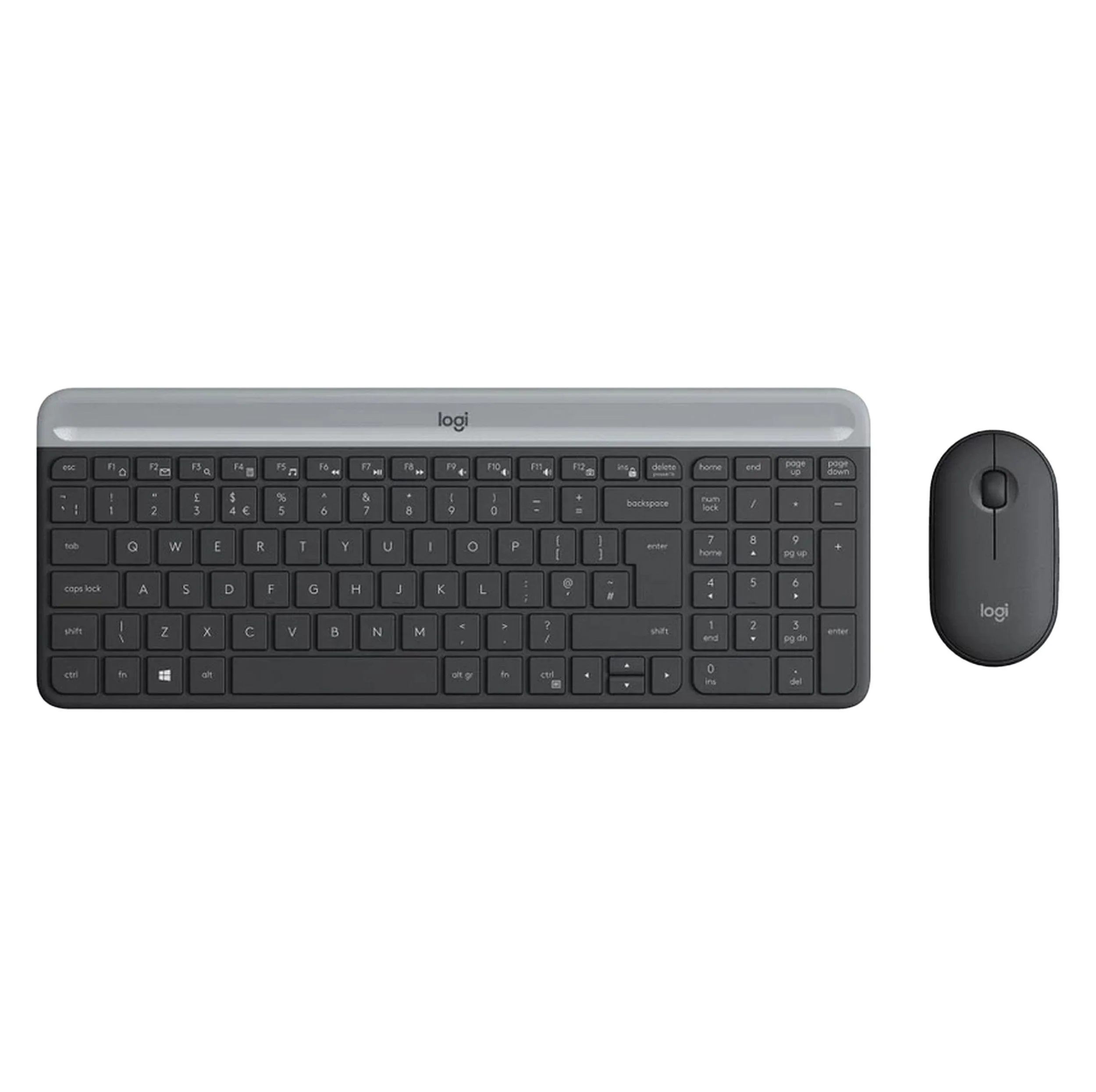 کیبورد و ماوس بی‌سیم لاجیتک مدل MK470، سوییچ ممبران، Full-Size