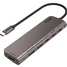 هاب 6 پورت USB-C دی‌لینک مدل DUB-C106