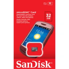 کارت حافظه microSDHC سن دیسک مدل SDSDQM کلاس 4 استاندارد MICROSDHC سرعت 4MBps ظرفیت 32 گیگابایت