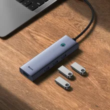 هاب 4 پورت USB-C باسئوس مدل UltraJoy Series Expansion