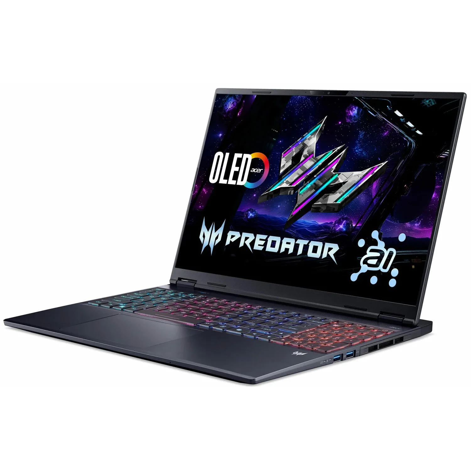 لپ تاپ 16 اینچی ایسر مدل Predator Helios Neo 16S AI PHN16S-71-98RF-Core Ultra 9 275HX-RTX5070Ti 12GB-32GB DDR5 6400MHz-1TB SSD-OLED QHD 240Hz-W