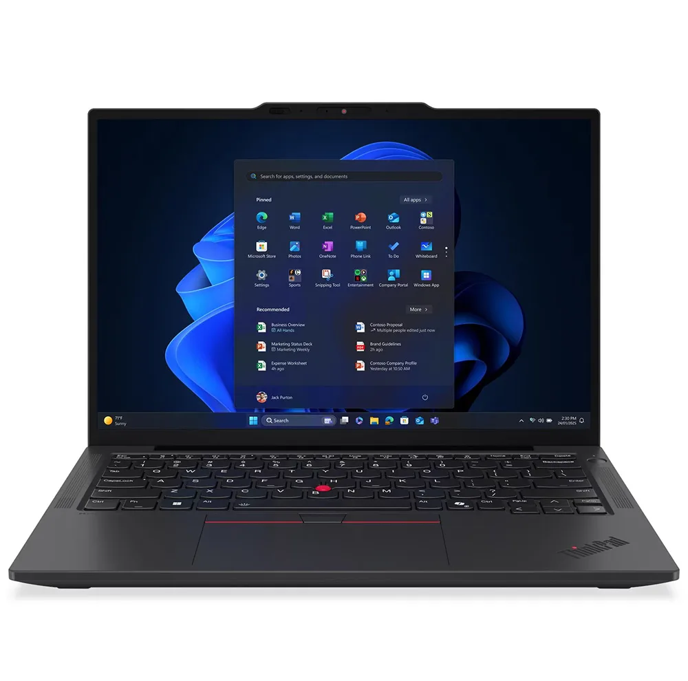 لپ تاپ 14 اینچی لنوو مدل ThinkPad X13 Gen 6-Core Ultra 7 255U-32GB LPDDR5X 8400MHz-1TB SSD-IPS-Backlit-Fingerprint-W Pro - کاستوم شده