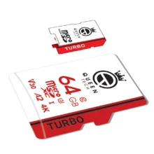 کارت حافظه MicroSDXC کوئین تک مدل TURBO-V30-A2-4K-667X کلاس 10 استاندارد U3 سرعت 100MB/S ظرفیت 64 گیگابایت به همراه آداپتور SD