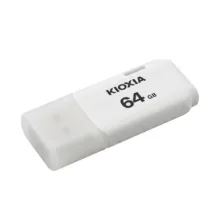 فلش مموری کیوکسیا مدل U202 ظرفیت 64 گیگابایت با رابط USB 2.0، بدنه پلاستیکی مقاوم، درپوش‌دار، سازگار با کامپیوتر، لپ‌تاپ، گوشی، تبلت و تلویزیون، پشتیبانی از Windows 11 و macOS نسخه 12 تا 15