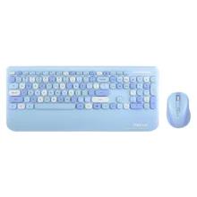 کیبورد و ماوس بی سیم هترون مدل HKCW350، سوییچ ممبران، Full-Size