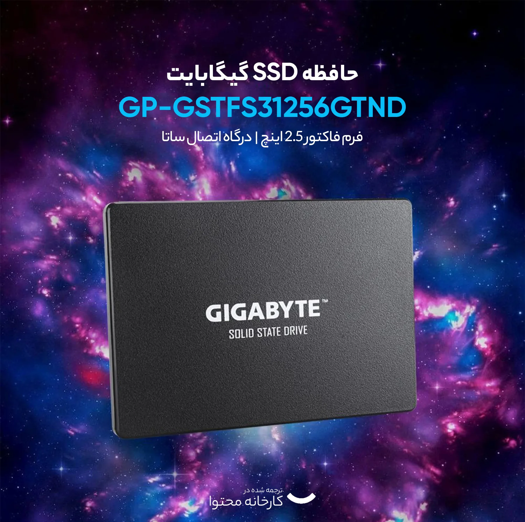 اس اس دی اینترنال گیگابایت مدل GP-GSTFS31256GTND ظرفیت 256 گیگابایت