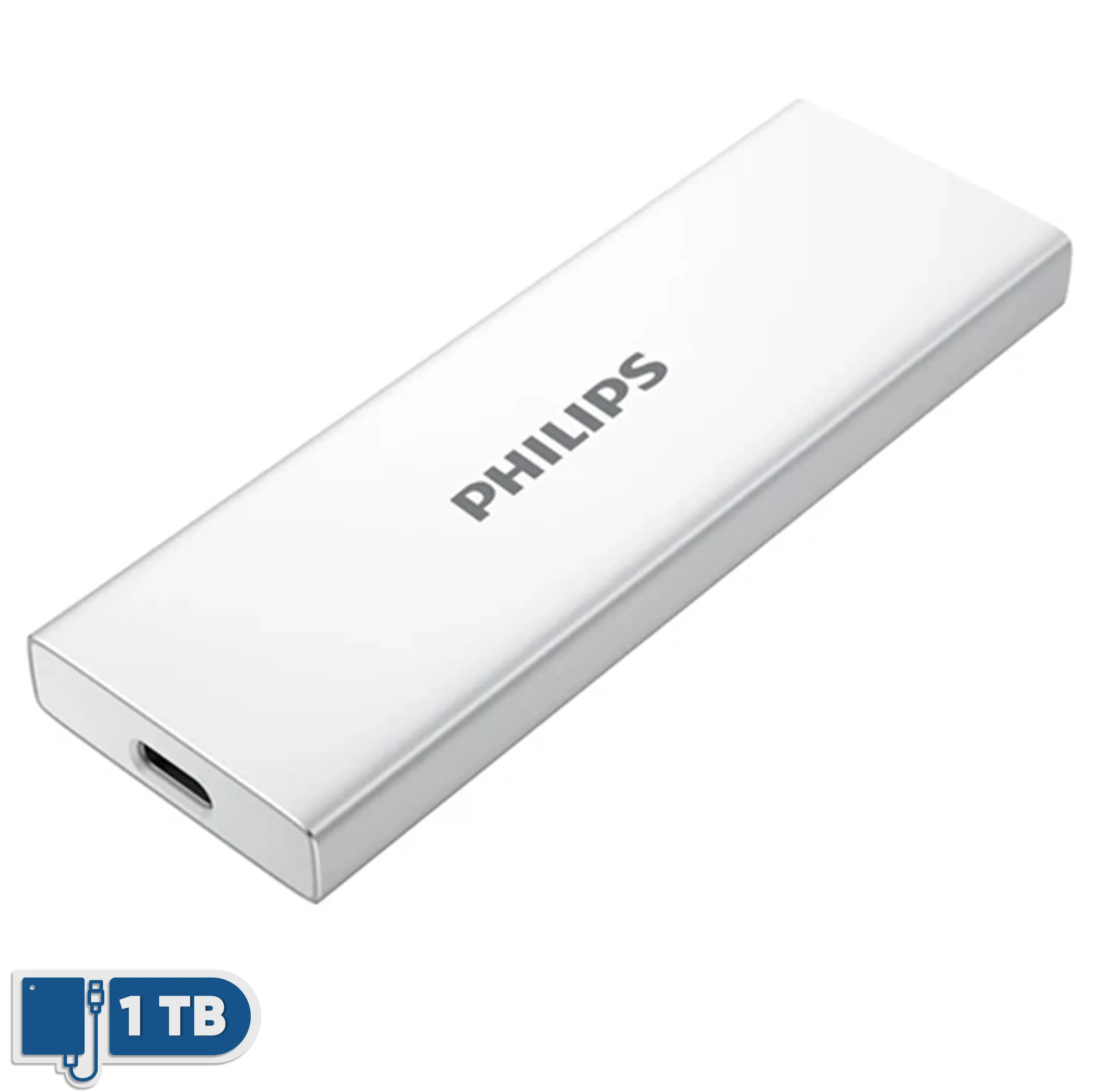 اس اس دی اکسترنال فیلیپس مدل FM61PS100S ظرفیت 1 ترابایت رابط USB 3.2 Gen2