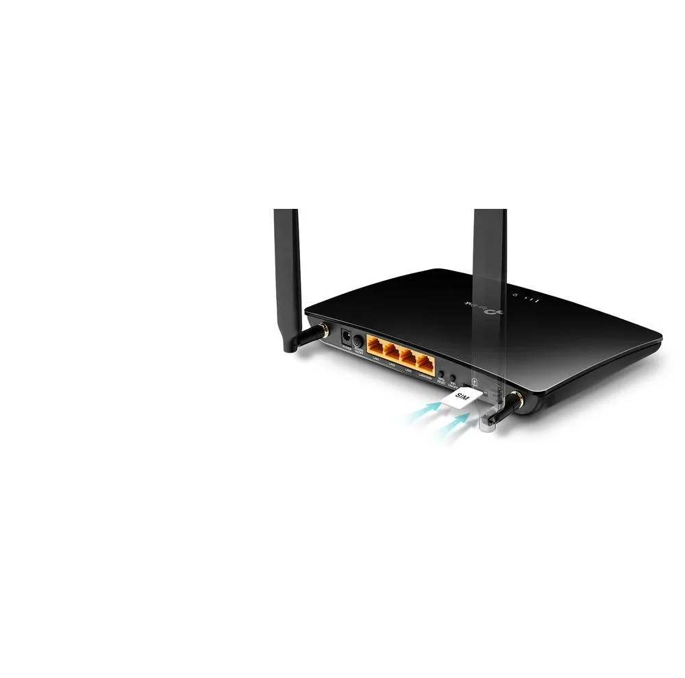 مودم روتر 4G خانگی تی پی-لینک مدل Archer MR200/AC750_Ver- 5 با پشتیبانی از 3G، 4G و TD-LTE، اشتراک‌گذاری اینترنت برای 64 کاربر و 3 پورت LAN