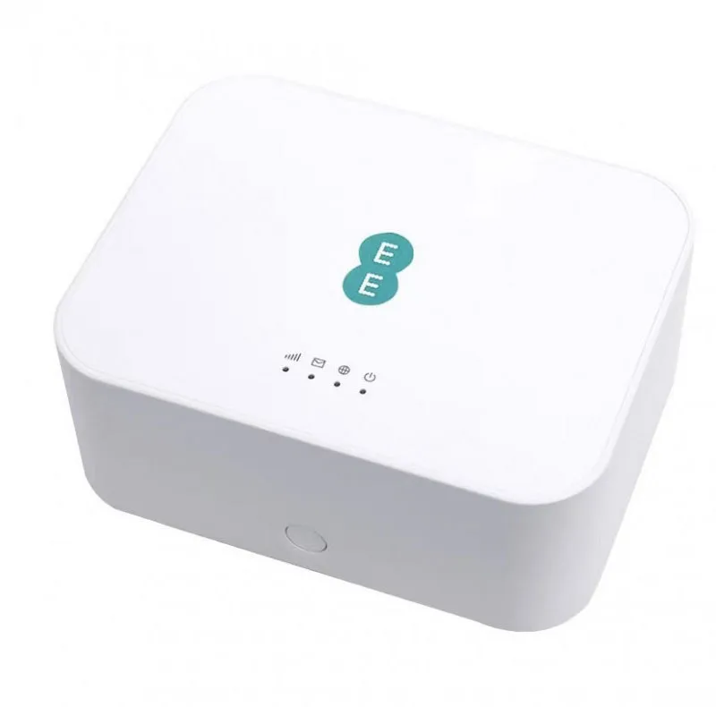 مودم رومیزی 4.5G ای ای مدل D412C57 با پشتیبانی از Cat7، سرعت دانلود 300Mbps و آپلود 100Mbps، وای فای دوبانده 802.11a/b/g/n/ac، اتصال همزمان 64 کاربر، دو پورت گیگابیتی و قابلیت اتصال آنتن خارجی