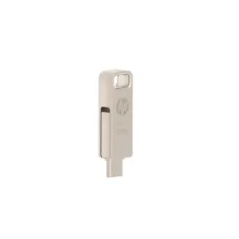 فلش مموری 256 گیگابایت اچ‌پی مدل x206c با سرعت خواندن تا 100 مگابایت بر ثانیه و مقاومت در برابر ضربه