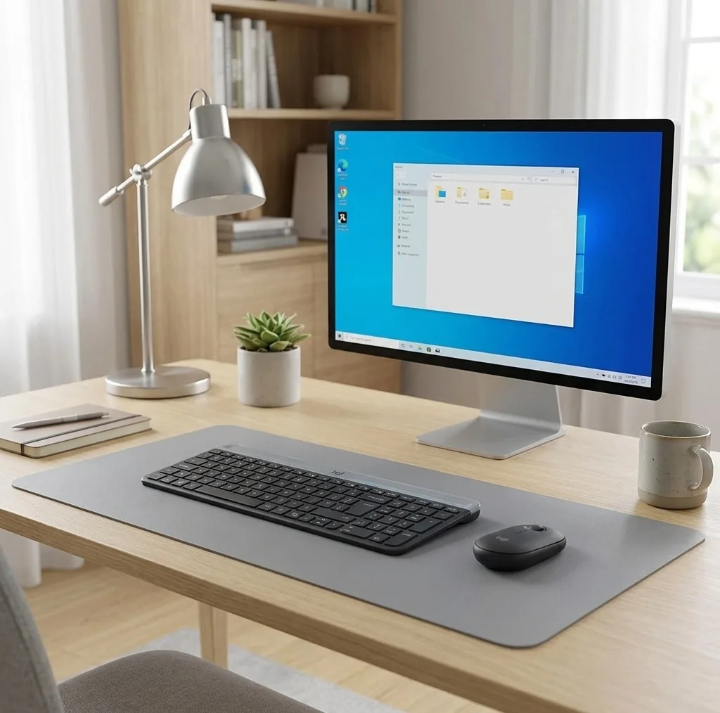 کیبورد و ماوس بی‌سیم لاجیتک مدل MK470، سوییچ ممبران، Full-Size