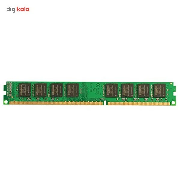 رم کامپیوتر کینگستون مدل ValueRAM DDR3 4 گیگابایت 1600 مگاهرتز تک کاناله U-DIMM با تایمینگ CL11 و ولتاژ کاری 1.5 ولت
