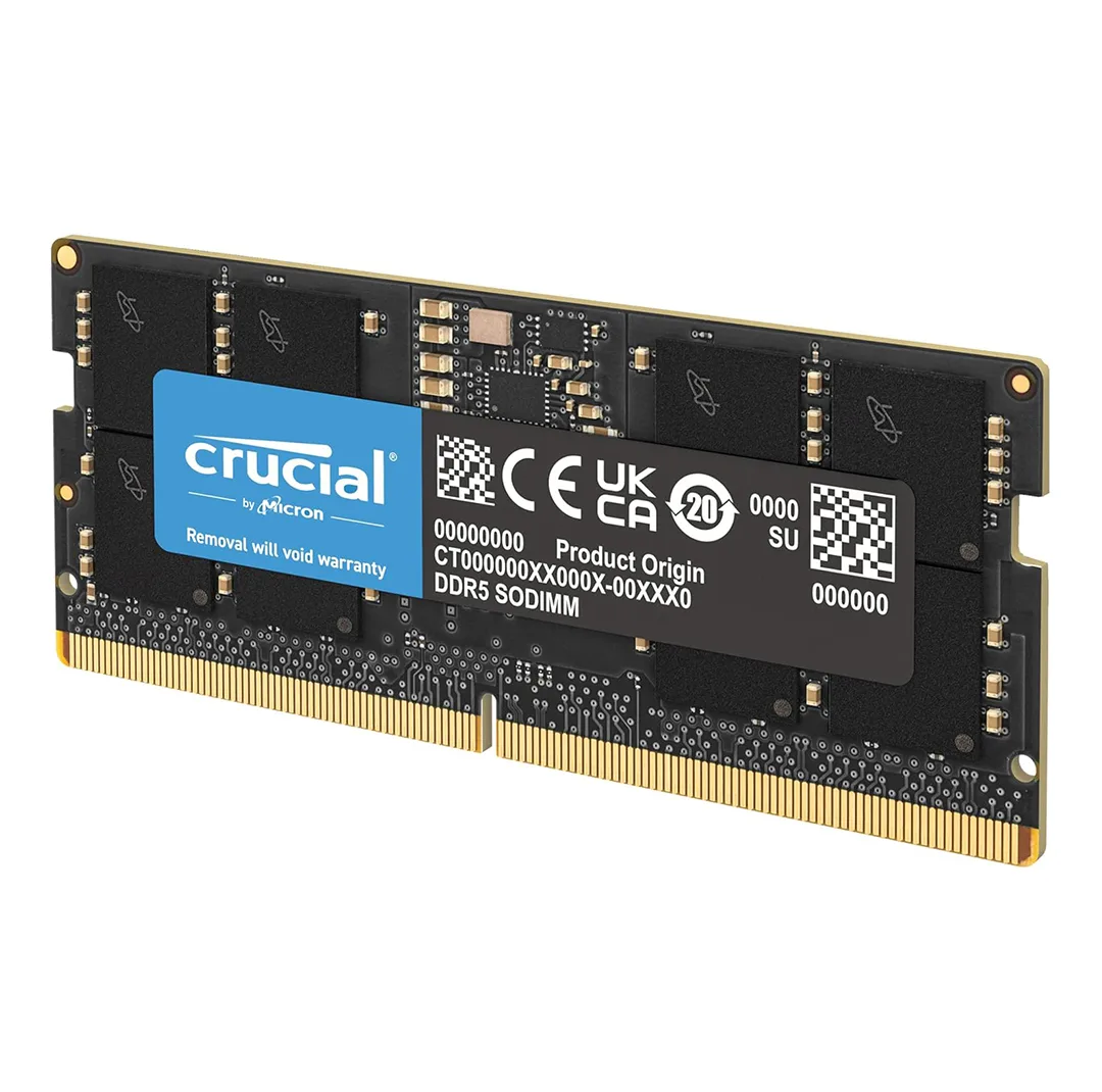 رم لپ تاپ DDR5 تک کاناله 5600 مگاهرتز CL46 کروشیال مدل CT8 ظرفیت 8 گیگابایت