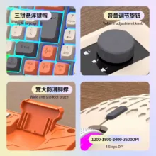 ست ماوس و کیبورد مخصوص بازی رایکو مدل T98
