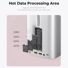 داک استیشن Mini Tower USB-C اوریکو مدل M435-V1
