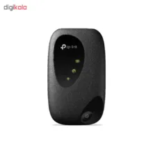 مودم 4G قابل حمل تی‌پی‌لینک مدل M7200 با باتری 2000 میلی‌آمپرساعت، سرعت انتقال 300Mbps، پشتیبانی از اتصال بی‌سیم و باسیم، وزن 100 گرم، امنیت WPA2 و قابلیت استفاده تا 8 ساعت