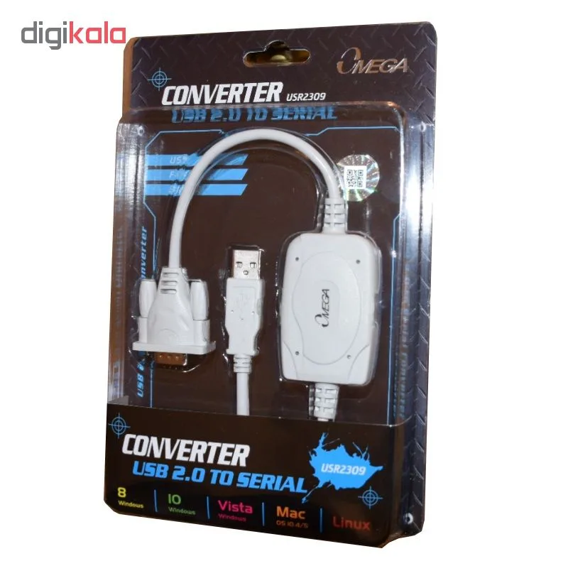 کابل تبدیل USB به سریال RS232 امگا مدل USR2309
