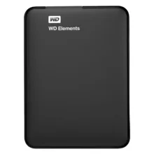 هارد اکسترنال وسترن دیجیتال مدل Elements ظرفیت یک ترابایت دارای رابط USB Type-A 3.0