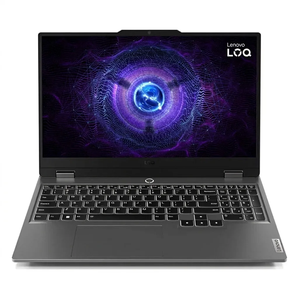 لپ‌تاپ لنوو مدل LOQ 15IRX9 با پردازنده Core i7-13650HX و گرافیک RTX3050 6GB، حافظه SSD با ظرفیت 512GB، نمایشگر 15.6 اینچ IPS با وضوح Full HD و نرخ به‌روزرسانی 144Hz، دارای نور پس‌زمینه کیبورد