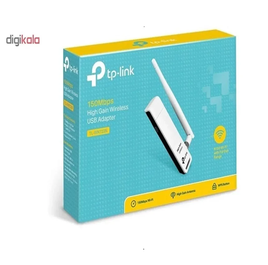 کارت شبکه بیسیم تی پی-لینک مدل TL-WN722N_V4.0