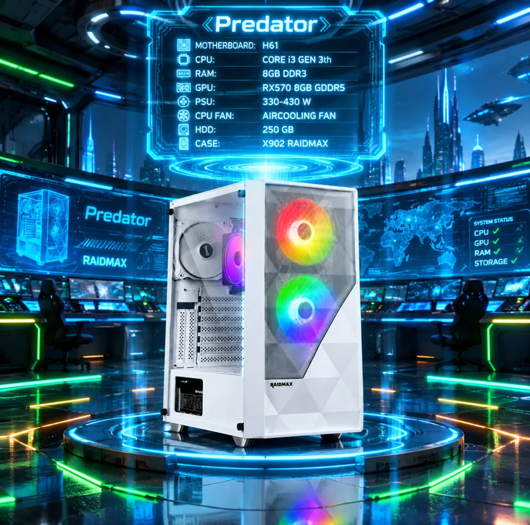 کامپیوتر دسکتاپ گیم مکس مدل Predator